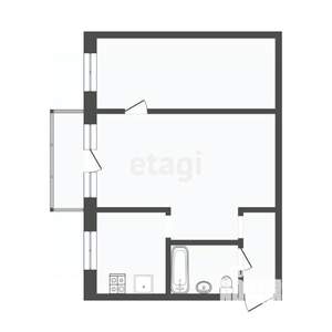 2-к квартира, вторичка, 43м2, 5/5 этаж