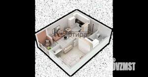 1-к квартира, вторичка, 54м2, 3/16 этаж