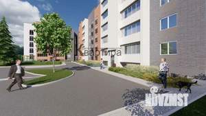 1-к квартира, строящийся дом, 62м2, 1/5 этаж