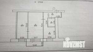 2-к квартира, вторичка, 47м2, 4/4 этаж