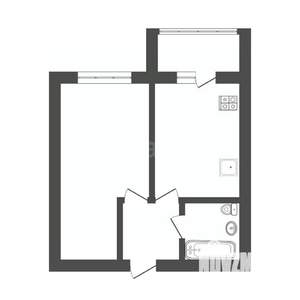 1-к квартира, вторичка, 40м2, 4/9 этаж