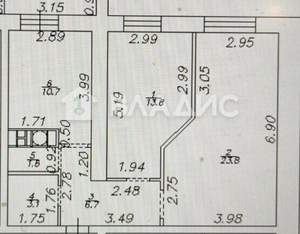 2-к квартира, вторичка, 60м2, 7/11 этаж