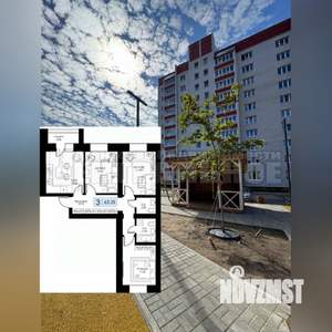 3-к квартира, вторичка, 53м2, 3/10 этаж