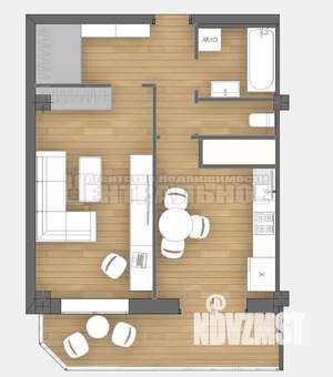 1-к квартира, вторичка, 51м2, 3/10 этаж