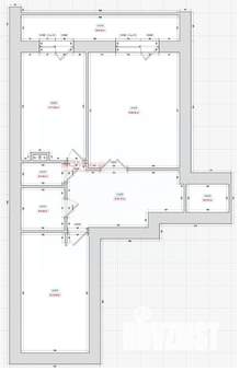 2-к квартира, сданный дом, 77м2, 2/10 этаж
