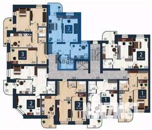 2-к квартира, вторичка, 72м2, 6/10 этаж