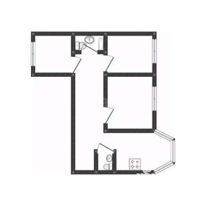 3-к квартира, вторичка, 83м2, 2/10 этаж