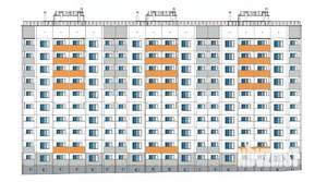 2-к квартира, строящийся дом, 74м2, 6/10 этаж