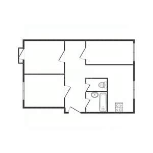 3-к квартира, вторичка, 77м2, 9/10 этаж