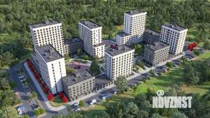 1-к квартира, строящийся дом, 42м2, 2/15 этаж