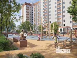 1-к квартира, строящийся дом, 40м2, 9/10 этаж