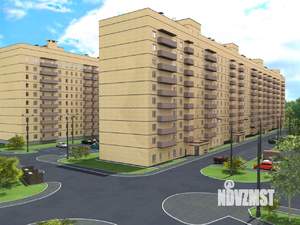 2-к квартира, строящийся дом, 55м2, 3/10 этаж