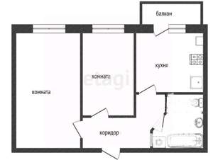 2-к квартира, вторичка, 60м2, 2/11 этаж