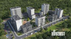 2-к квартира, строящийся дом, 59м2, 14/15 этаж