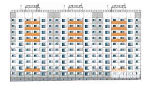 2-к квартира, строящийся дом, 74м2, 3/10 этаж