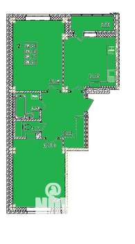 2-к квартира, вторичка, 62м2, 9/13 этаж