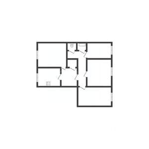 4-к квартира, вторичка, 79м2, 2/5 этаж