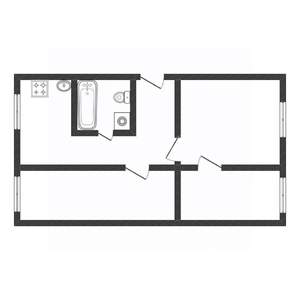 3-к квартира, вторичка, 62м2, 1/5 этаж