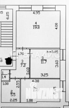 2-к квартира, вторичка, 57м2, 4/5 этаж