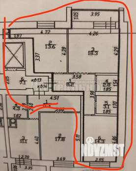2-к квартира, вторичка, 60м2, 4/10 этаж