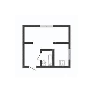 1-к квартира, вторичка, 29м2, 1/2 этаж