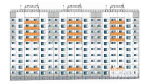 2-к квартира, строящийся дом, 62м2, 7/10 этаж