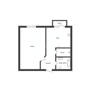 1-к квартира, вторичка, 38м2, 5/10 этаж