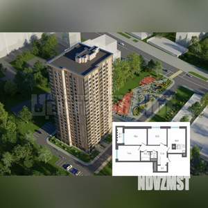 3-к квартира, вторичка, 83м2, 4/22 этаж