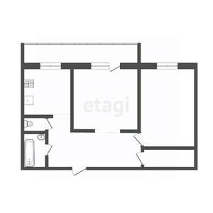 2-к квартира, вторичка, 55м2, 7/10 этаж