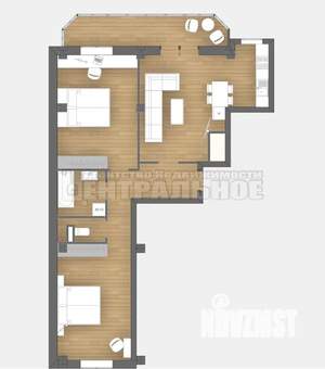 2-к квартира, вторичка, 89м2, 2/10 этаж