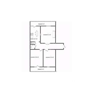 3-к квартира, вторичка, 78м2, 4/10 этаж