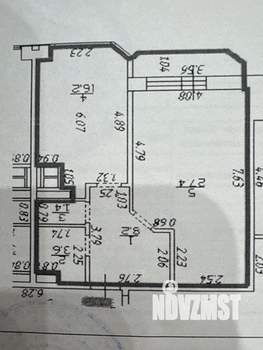 1-к квартира, вторичка, 60м2, 4/7 этаж