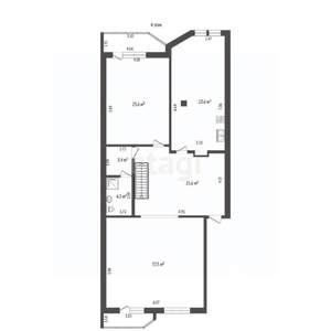 5-к квартира, вторичка, 227м2, 4/4 этаж