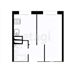 1-к квартира, вторичка, 33м2, 4/10 этаж