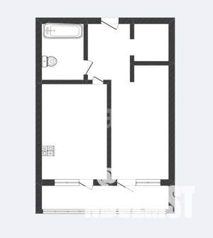 1-к квартира, вторичка, 50м2, 5/10 этаж