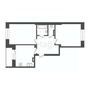 2-к квартира, вторичка, 63м2, 5/14 этаж