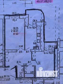 2-к квартира, вторичка, 77м2, 8/10 этаж