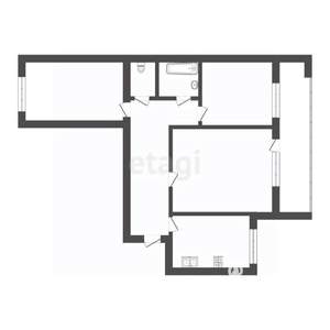 3-к квартира, вторичка, 63м2, 4/9 этаж