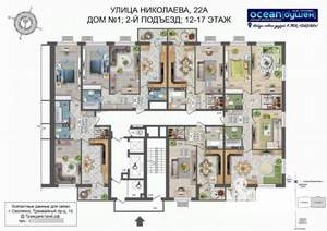 2-к квартира, вторичка, 63м2, 12/18 этаж