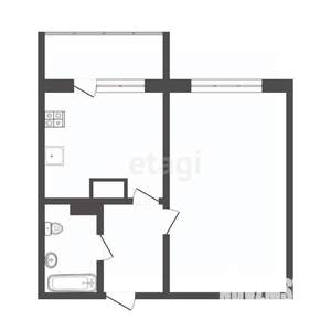 1-к квартира, вторичка, 36м2, 4/10 этаж