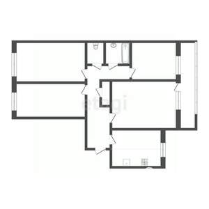 4-к квартира, вторичка, 88м2, 5/9 этаж