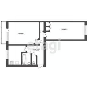 2-к квартира, вторичка, 44м2, 5/5 этаж