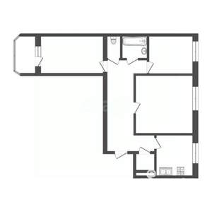 3-к квартира, вторичка, 69м2, 4/9 этаж