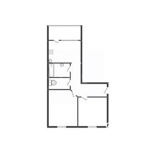 2-к квартира, вторичка, 51м2, 4/16 этаж
