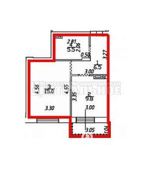 1-к квартира, вторичка, 40м2, 7/16 этаж