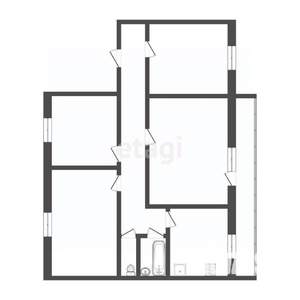 4-к квартира, вторичка, 80м2, 7/9 этаж