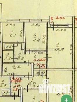 3-к квартира, вторичка, 70м2, 1/9 этаж