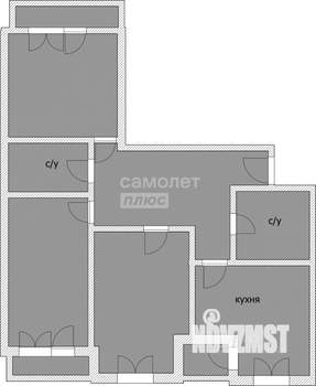 3-к квартира, вторичка, 104м2, 4/10 этаж