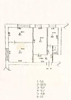 3-к квартира, вторичка, 42м2, 2/3 этаж