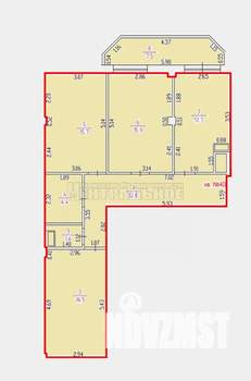 3-к квартира, вторичка, 88м2, 6/10 этаж